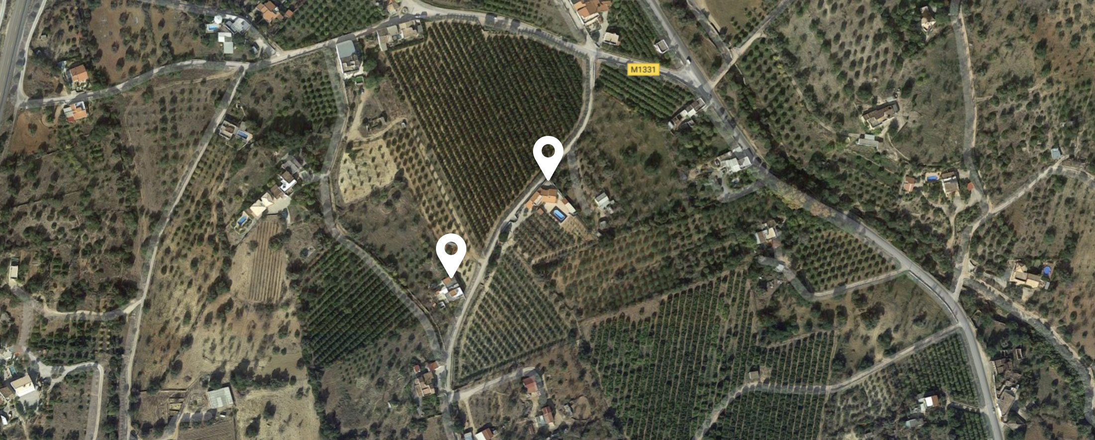 Villa Oliva location map